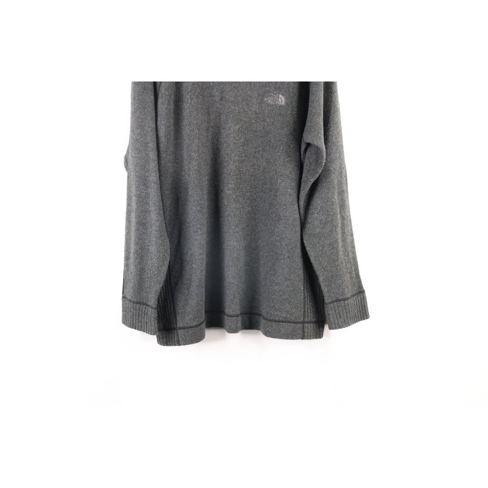 Vintage The North Face Mens Large Spell Out Wool Blend Knit Crewneck Sweater - Picture 3 of 8